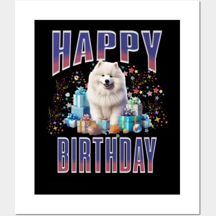 Samoyed: Happy Birthday Posters and Art